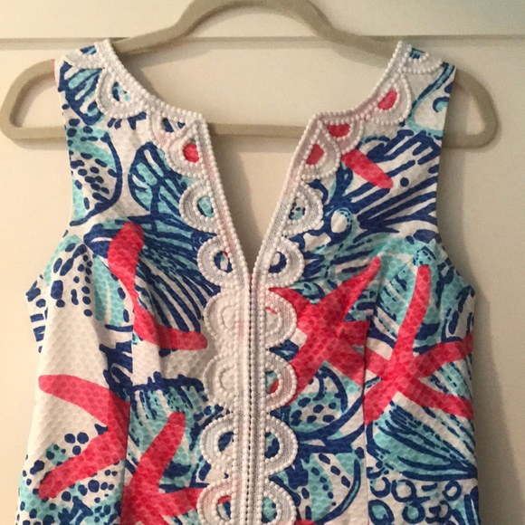 SHE SHE SHELLS SHIFT DRESS NWOT - Picture 1 of 4